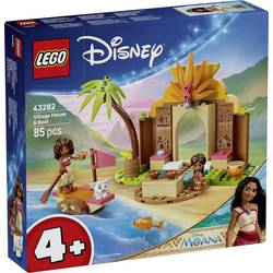 43282 LEGO® DISNEY Vaiana Vaianas Hutte a Boot; hračky s figurkami Simea a PUA