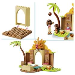 43282 LEGO® DISNEY Vaiana Vaianas Hutte a Boot; hračky s figurkami Simea a PUA