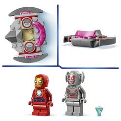 11209 LEGO® DISNEY Marvel Iron Man a jeho fantastičtí přátelé Ultron Vs. Iron Man; stavebnice se 2 minifigurami, 1 mocholem a 1 taiem
