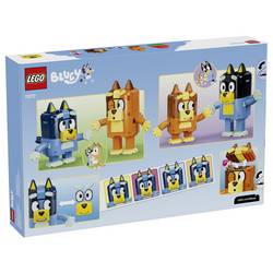 11217 LEGO® NINJAGO Rodina Blueys; stavebnice s 4 figurami Bluey s proměnlivým vytištěním obličeje