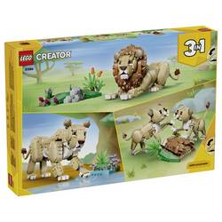31386 LEGO® CREATOR Sada 3 v 1 Wilde: Löwe, Löwin nebo 2 mladých lidí na stavbu, hraní a výstavě