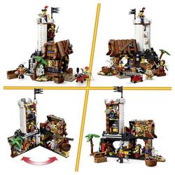 31387 LEGO® CREATOR Piratská loď přestavitelná v Burgu nebo dvojité lodi; stavebnice s 5 minifigurami