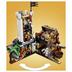 31387 LEGO® CREATOR Piratská loď přestavitelná v Burgu nebo dvojité lodi; stavebnice s 5 minifigurami
