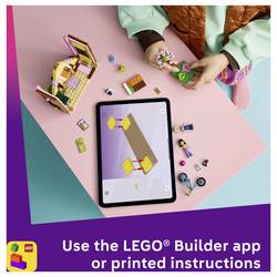 42682 LEGO® FRIENDS Finnhütte, 2 hrací figurky a hrací kek - kempovací sada pro hrací pumpičku