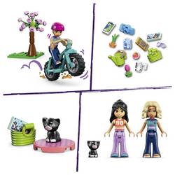 42682 LEGO® FRIENDS Finnhütte, 2 hrací figurky a hrací kek - kempovací sada pro hrací pumpičku