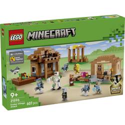 21596 LEGO® MINECRAFT Útok Magiers na vesnici; stavebnice pro hru s 11 hráči z videoher (obyvatelé vesnice, ledové gény atd.)