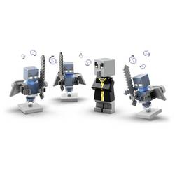 21596 LEGO® MINECRAFT Útok Magiers na vesnici; stavebnice pro hru s 11 hráči z videoher (obyvatelé vesnice, ledové gény atd.)