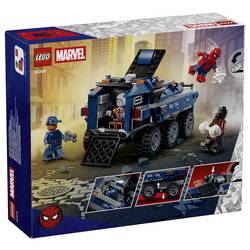 76349 LEGO® MARVEL SUPER HEROES Spider-Man Jagt vězeňský sporter; stavební hračka; 4 minifigurek
