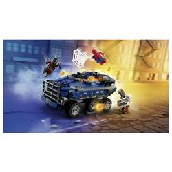 76349 LEGO® MARVEL SUPER HEROES Spider-Man Jagt vězeňský sporter; stavební hračka; 4 minifigurek