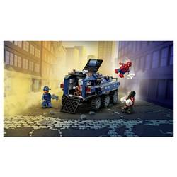 76349 LEGO® MARVEL SUPER HEROES Spider-Man Jagt vězeňský sporter; stavební hračka; 4 minifigurek