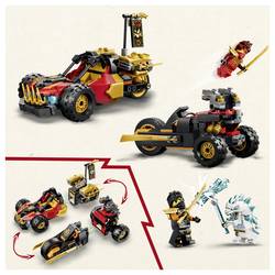 71864 LEGO® NINJAGO Kombinovaný žihadlo na kais a Coles; stavebnice s 3 minifigurami
