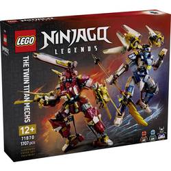 71870 LEGO® NINJAGO Dvojité titanové hry; akční figurky k sestavení, hraní a výstavě
