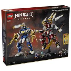71870 LEGO® NINJAGO Dvojité titanové hry; akční figurky k sestavení, hraní a výstavě