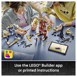 71870 LEGO® NINJAGO Dvojité titanové hry; akční figurky k sestavení, hraní a výstavě
