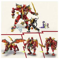 71868 LEGO® NINJAGO Wyldfyres Drachenmech a 6 minifigurek; hračka pro rolování