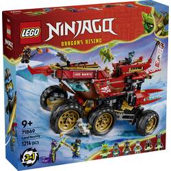 71869 LEGO® NINJAGO Hraboši regulátory; dětské hračkní nákladní vozy; 3 vozidel a 6 minifigurek