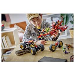 71869 LEGO® NINJAGO Hraboši regulátory; dětské hračkní nákladní vozy; 3 vozidel a 6 minifigurek