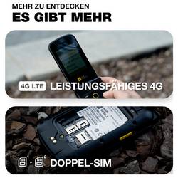 AGM Mobile M8 Rugged telefon pro seniory - véčko černá