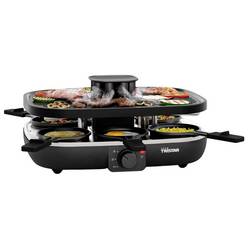 Tristar RA-2760 raclette gril 6 pánví, s aktivním odvětráváním černá