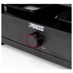 Princess 01.162655.01.001 raclette gril 8 pánví, nepřilnavý povlak černá
