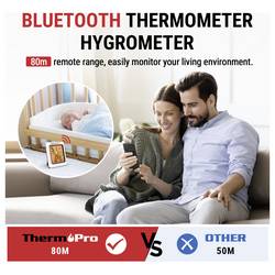 ThermoPro bezdrátový teploměr a vlhkoměr bílá TP350-2