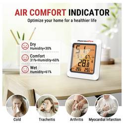 ThermoPro bezdrátový teploměr a vlhkoměr bílá TP350-2