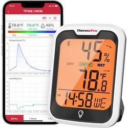 ThermoPro TP358 bezdrátový teploměr a vlhkoměr bílá TP358