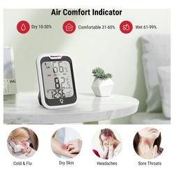 ThermoPro TP358 bezdrátový teploměr a vlhkoměr bílá TP358