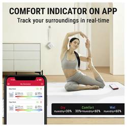 ThermoPro bezdrátový teploměr a vlhkoměr bílá TP351