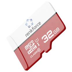 Renkforce RF-mSDHC-32GB paměťová karta microSDHC 32 GB Class 10, UHS-Class 1, UHS-I vč. SD adaptéru