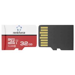 Renkforce RF-mSDHC-32GB paměťová karta microSDHC 32 GB Class 10, UHS-Class 1, UHS-I vč. SD adaptéru