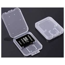 Xlyne 177567-2 pouzdro na paměťové karty paměťová karta SD, paměťová karta microSD průhledná