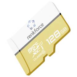 Renkforce RF-mSDXC-128GB paměťová karta microSDXC 128 GB Class 10, UHS-Class 1, UHS-I vč. SD adaptéru