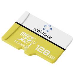 Renkforce RF-mSDXC-128GB paměťová karta microSDXC 128 GB Class 10, UHS-Class 1, UHS-I vč. SD adaptéru