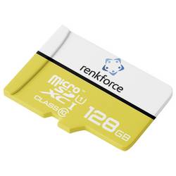 Renkforce RF-mSDXC-128GB paměťová karta microSDXC 128 GB Class 10, UHS-Class 1, UHS-I vč. SD adaptéru