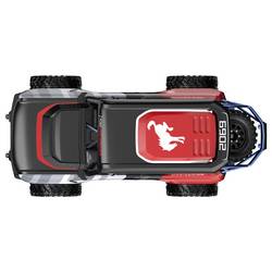 MJX černočervená střídavý (Brushless) 1:12 RC model auta elektrický Crawler 4WD (4x4) RtR 2,4 GHz vč. akumulátorů a nabíječky , se světelným efektem