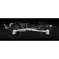MJX černočervená střídavý (Brushless) 1:12 RC model auta elektrický Crawler 4WD (4x4) RtR 2,4 GHz vč. akumulátorů a nabíječky , se světelným efektem