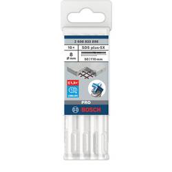 Bosch Accessories 2608833898 2608833898 wolfram-karbid příklepový vrták 8 mm SDS plus 10 ks