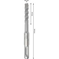 Bosch Accessories 2608833898 2608833898 wolfram-karbid příklepový vrták 8 mm SDS plus 10 ks