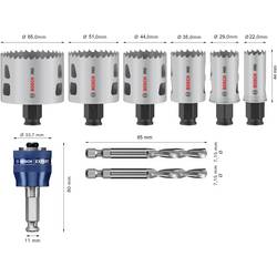 Bosch Accessories 2608594429 2608594429 sada děrovacích pil 22 mm, 29 mm, 35 mm, 44 mm, 51 mm, 65 mm 1 ks