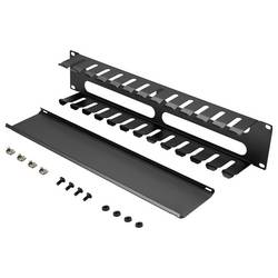 Renkforce RF-7112618 19 palec kabelové vedení pro datové skříně 2 U černá