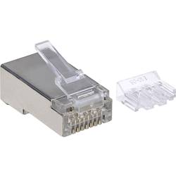 Intellinet 790505, zástrčka RJ45, krimpovací kontakt, stříbrná, 50 ks