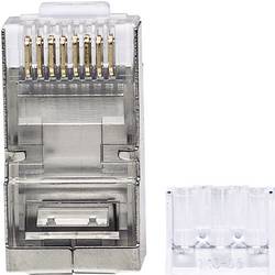 Intellinet 790505, zástrčka RJ45, krimpovací kontakt, stříbrná, 50 ks