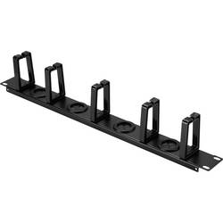 Renkforce RF-7116970 19 palec kabelové vedení pro datové skříně 1 U kabelový vodicí třmen, otočný o 360° černá