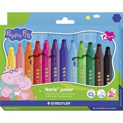 Staedtler fix STAEDTLER Fasermaler NJ Peppa 12ST 329 C12 L1 12barevný 12 ks