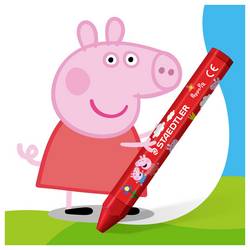 Staedtler barevná tužka STAEDTLER Wachsmalkreide NJ Peppa 12ST Etui 224 C12 L1 12 ks