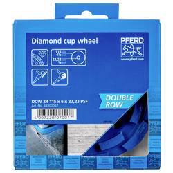 PFERD TOOLS 68300067 NÁSTROJ PFERD TOOLS Diamant DCW 2R 115X6x22,23 mm pro legalizaci betonu a potěru Průměr 115 mm