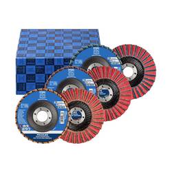 PFERD TOOLS 44698008 Sada lamelových brusných kotoučů Průměr 115 mm Zrnitost=60, 80, 120 1 sada