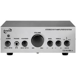 Dynavox stereo zesilovač x stříbrná