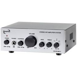 Dynavox stereo zesilovač x stříbrná